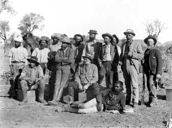 Mitglieder der Horn-Expedition, Alice Springs, Zentralaustralien, 1894